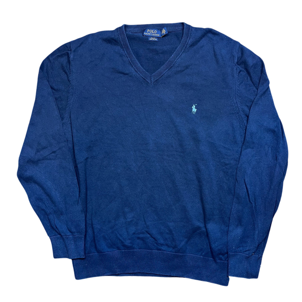 Polo Ralph Lauren V Neck Slim Fit Sweater (XL)