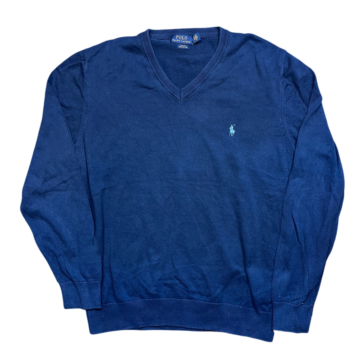 Polo Ralph Lauren V Neck Slim Fit Sweater (XL)