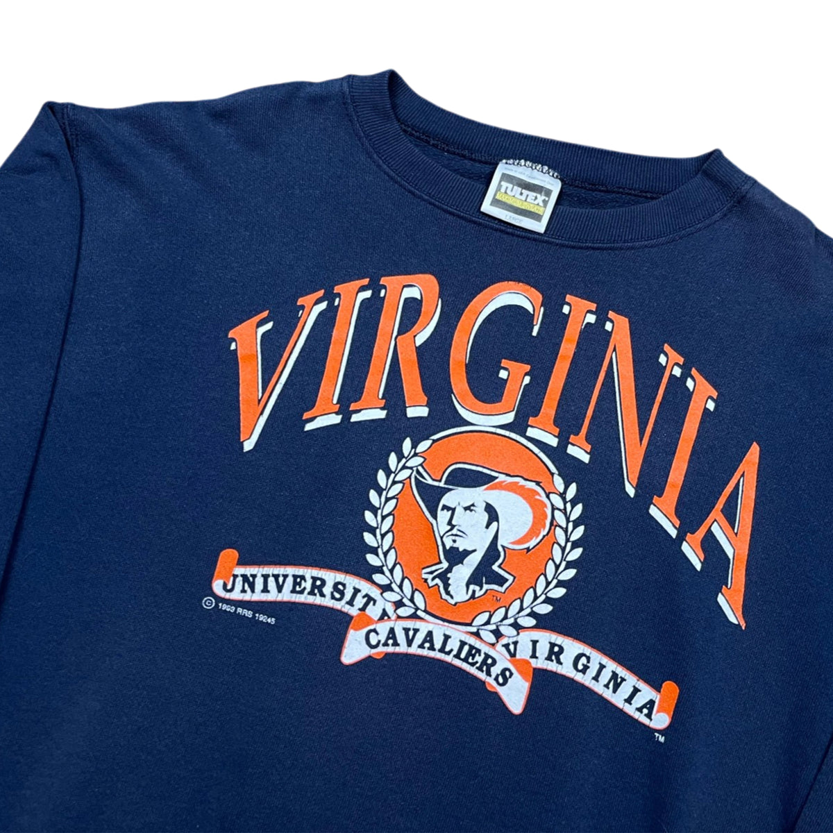 Vintage 90's University of Virginia Boxy Sweatshirt (L)