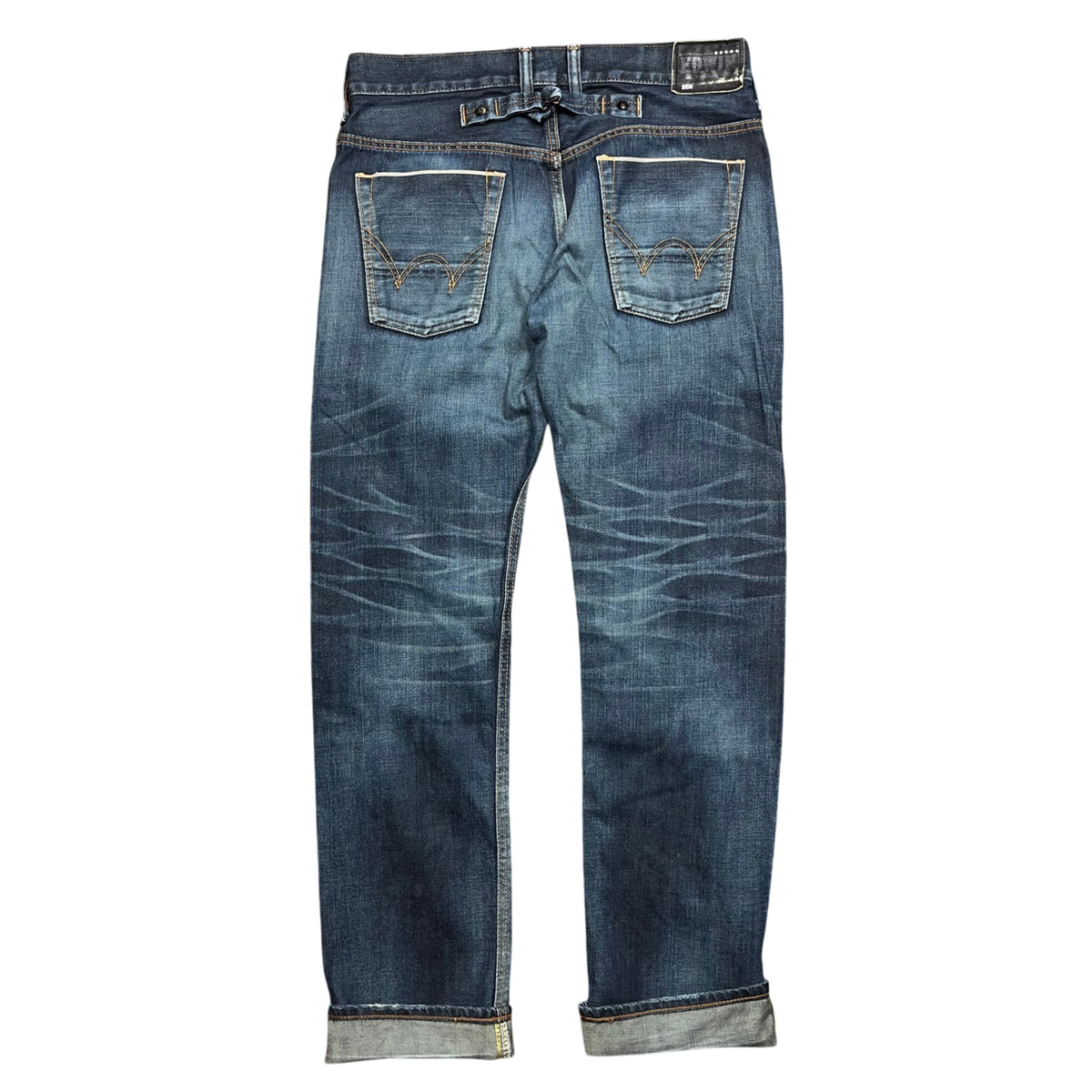 Edwin Japanese Selvedge SK505T Buckle Back Jeans (M)