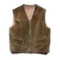 Vintage 90's C&A Leather Boxy Vest (S-M)