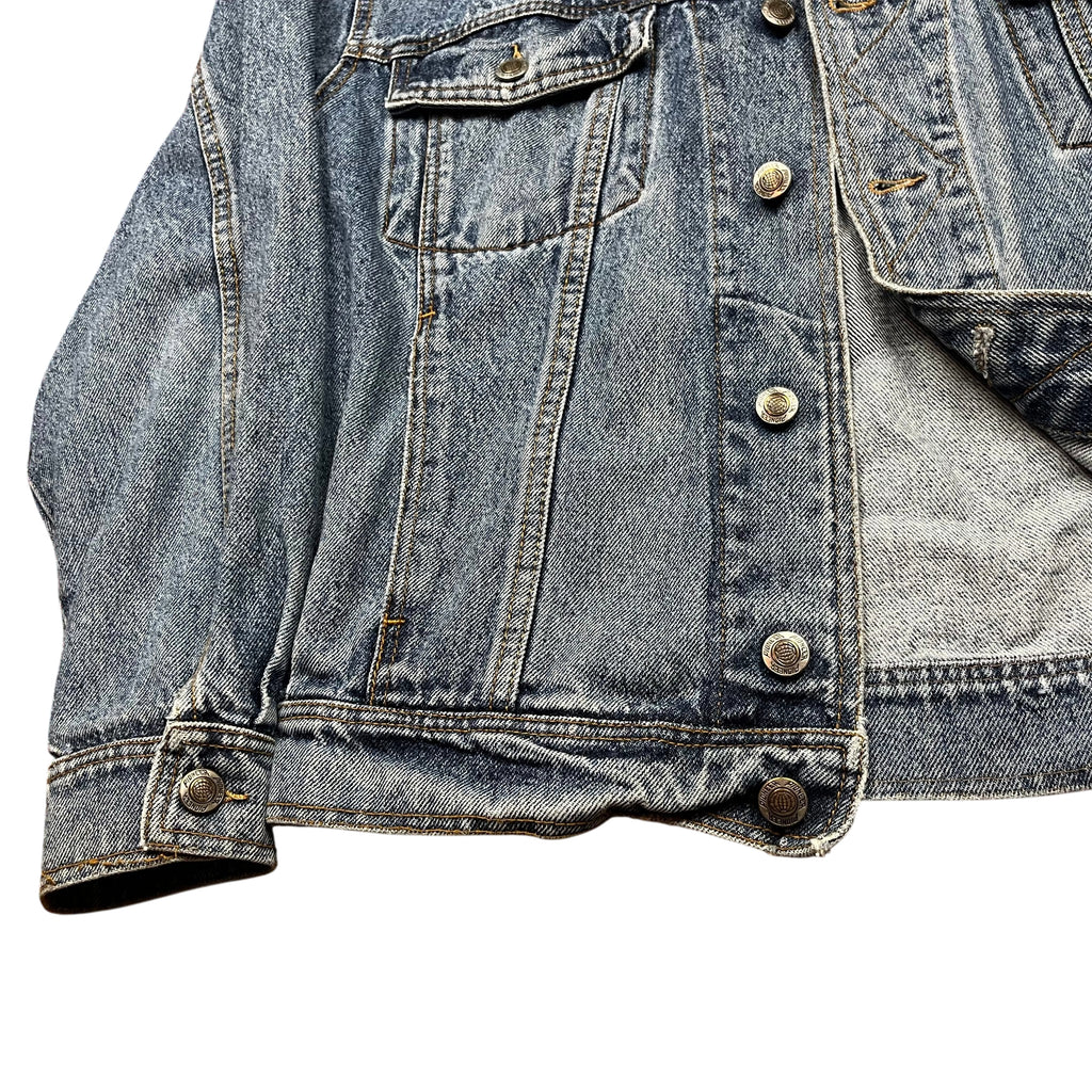 Vintage 90's Embroidery Pioneer Denim Jacket (L)