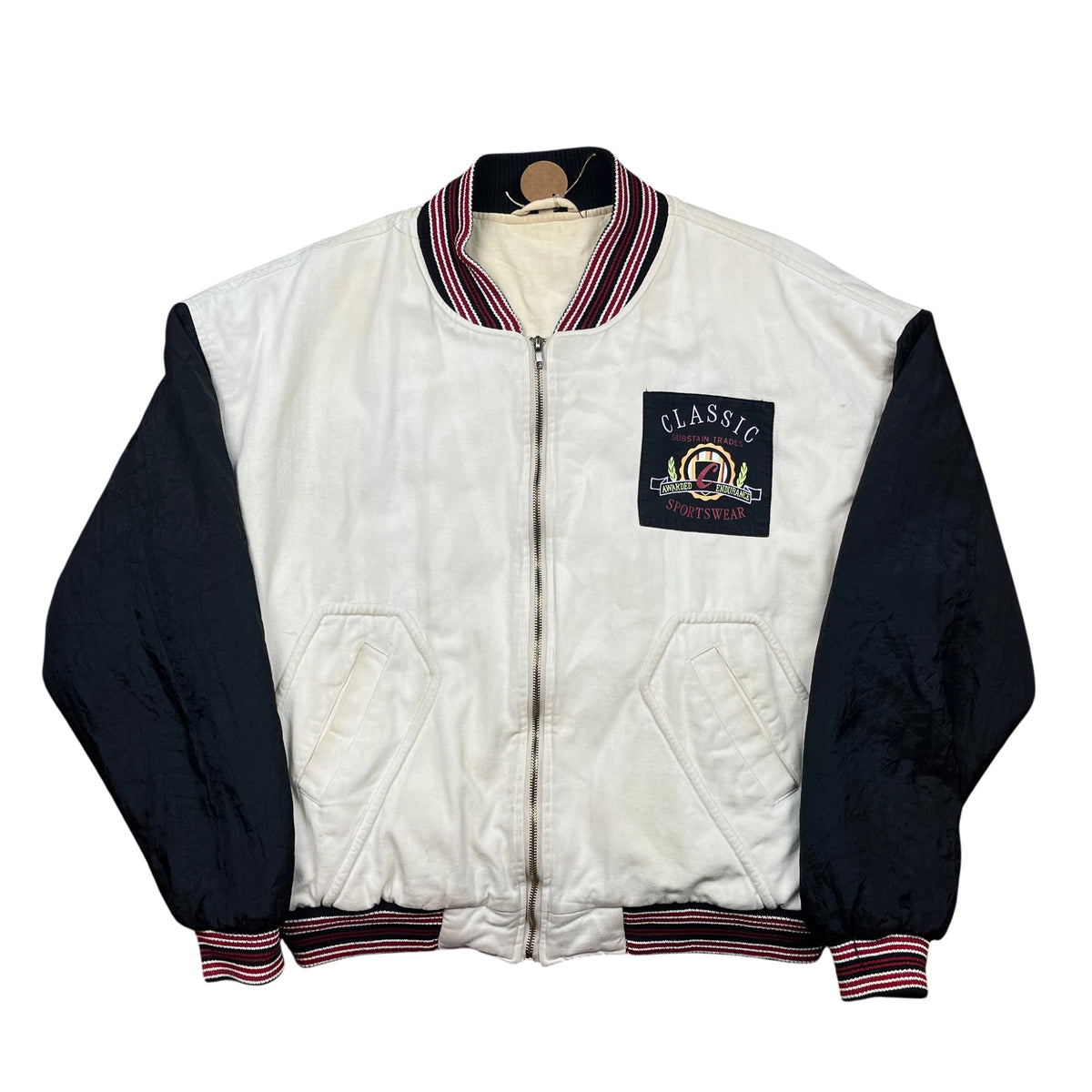 Vintage 90's Classic Bomber Varsity Jacket (L)
