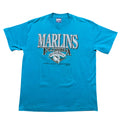 Vintage 90's Marlins Florida Baseball Single Stitched T-shirt (XL)