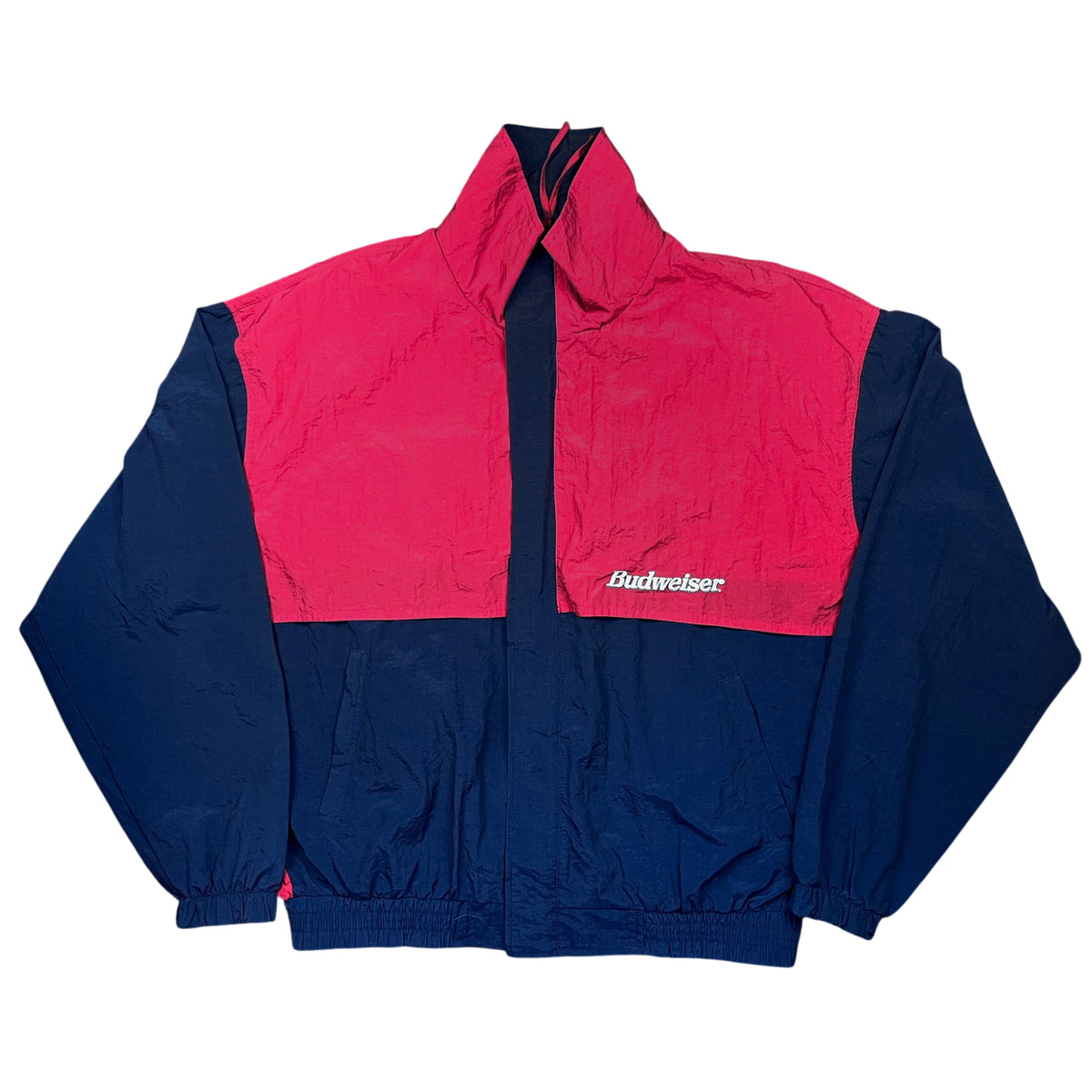Vintage 90's Beer Budweiser Windbreaker Jacket (XL)