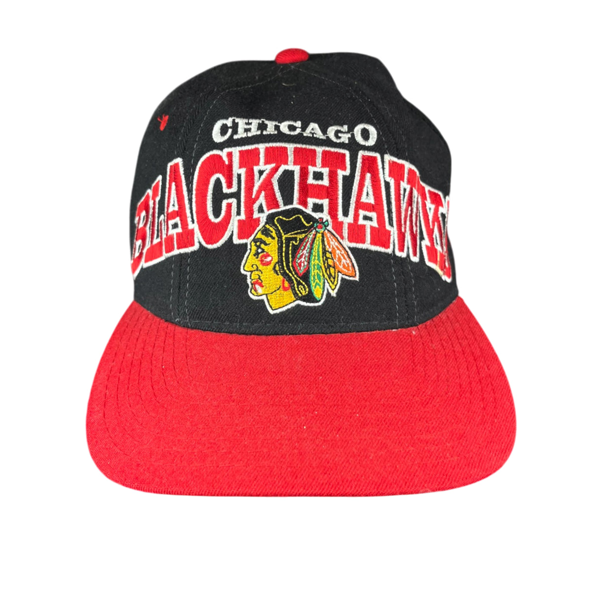 Vintage 90's Wool Chicago Blackhawk Starter Cap (OSFA)