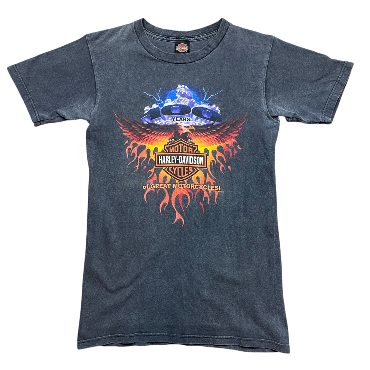 Vintage 2002 Harley Davidson Graphic T-shirt (S)