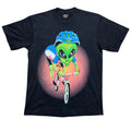 Vintage 90's Alien Bootleg Graphic Faded T-shirt (L-XL)