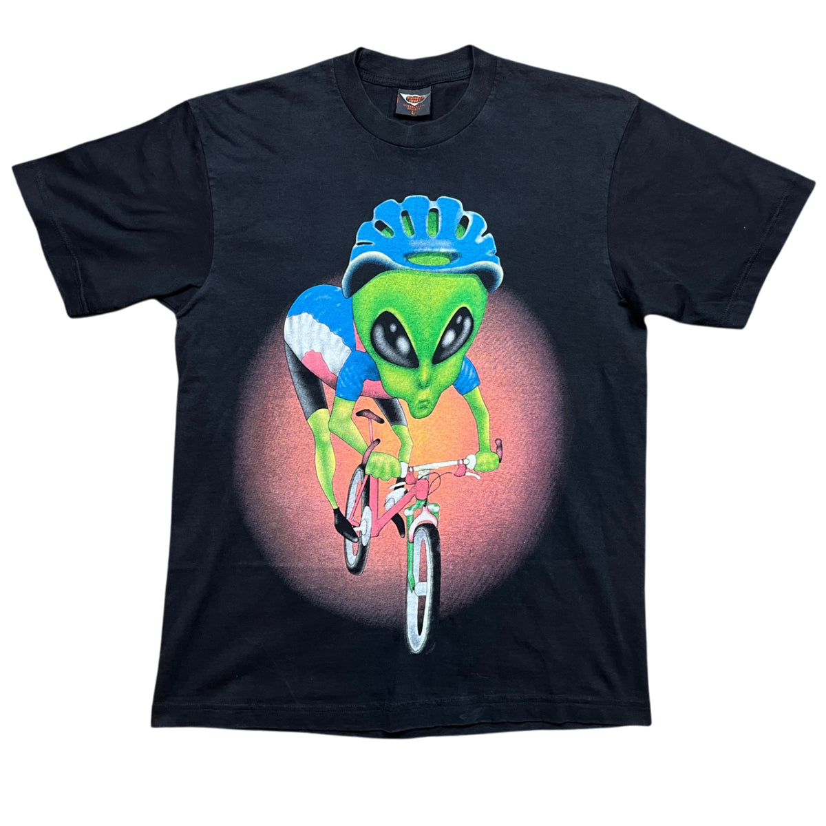 Vintage 90's Alien Bootleg Graphic Faded T-shirt (L-XL)