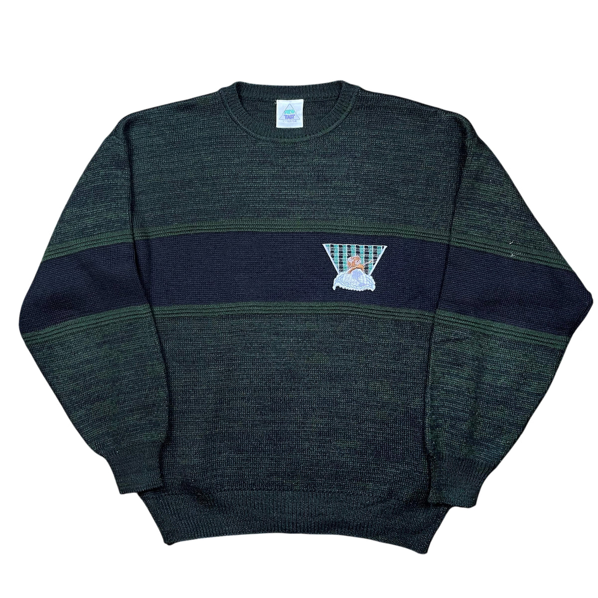 Vintage 90's New Fast Embroidery Sweater (L)
