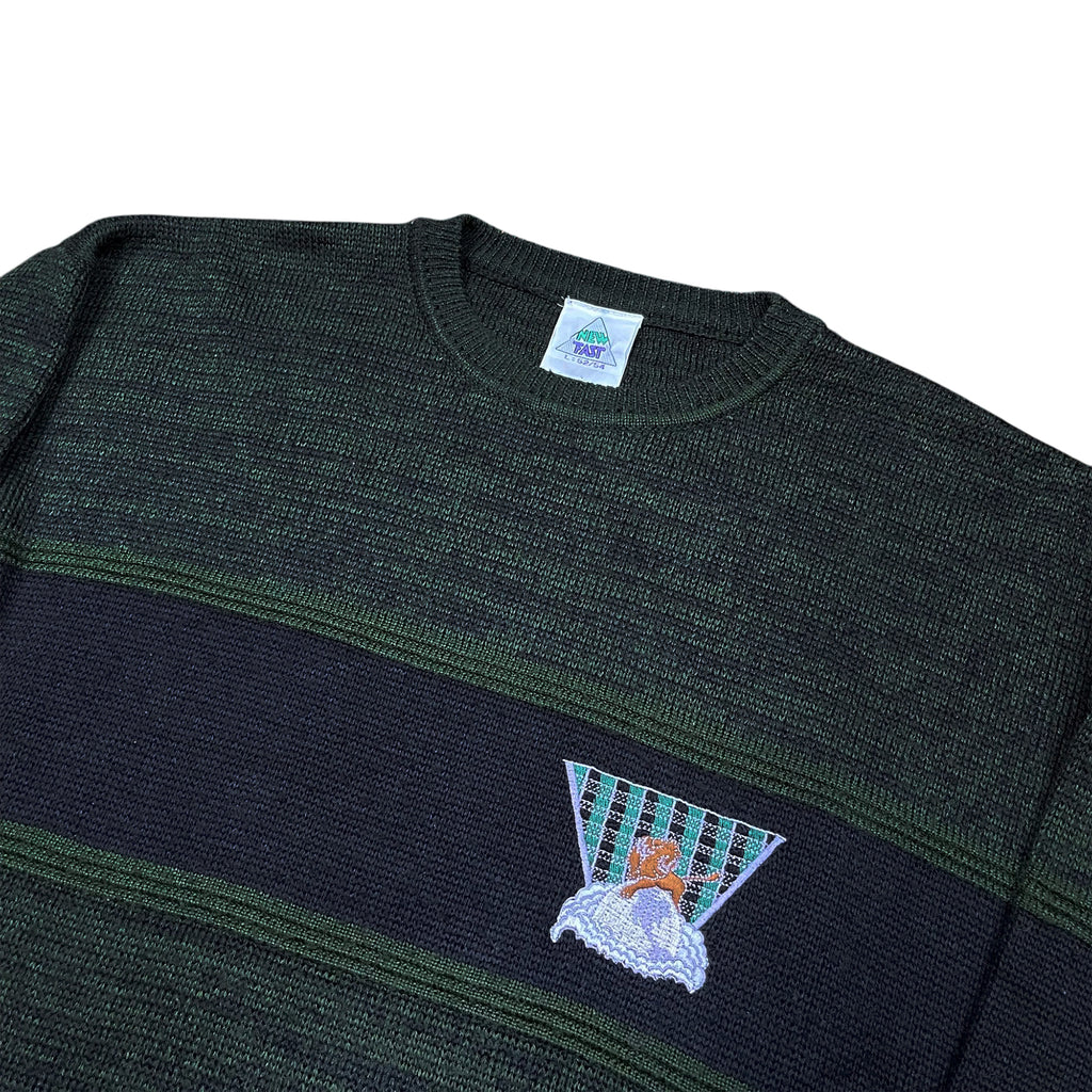 Vintage 90's New Fast Embroidery Sweater (L)