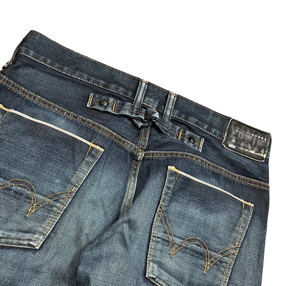 Edwin Japanese Selvedge SK505T Buckle Back Jeans (M)