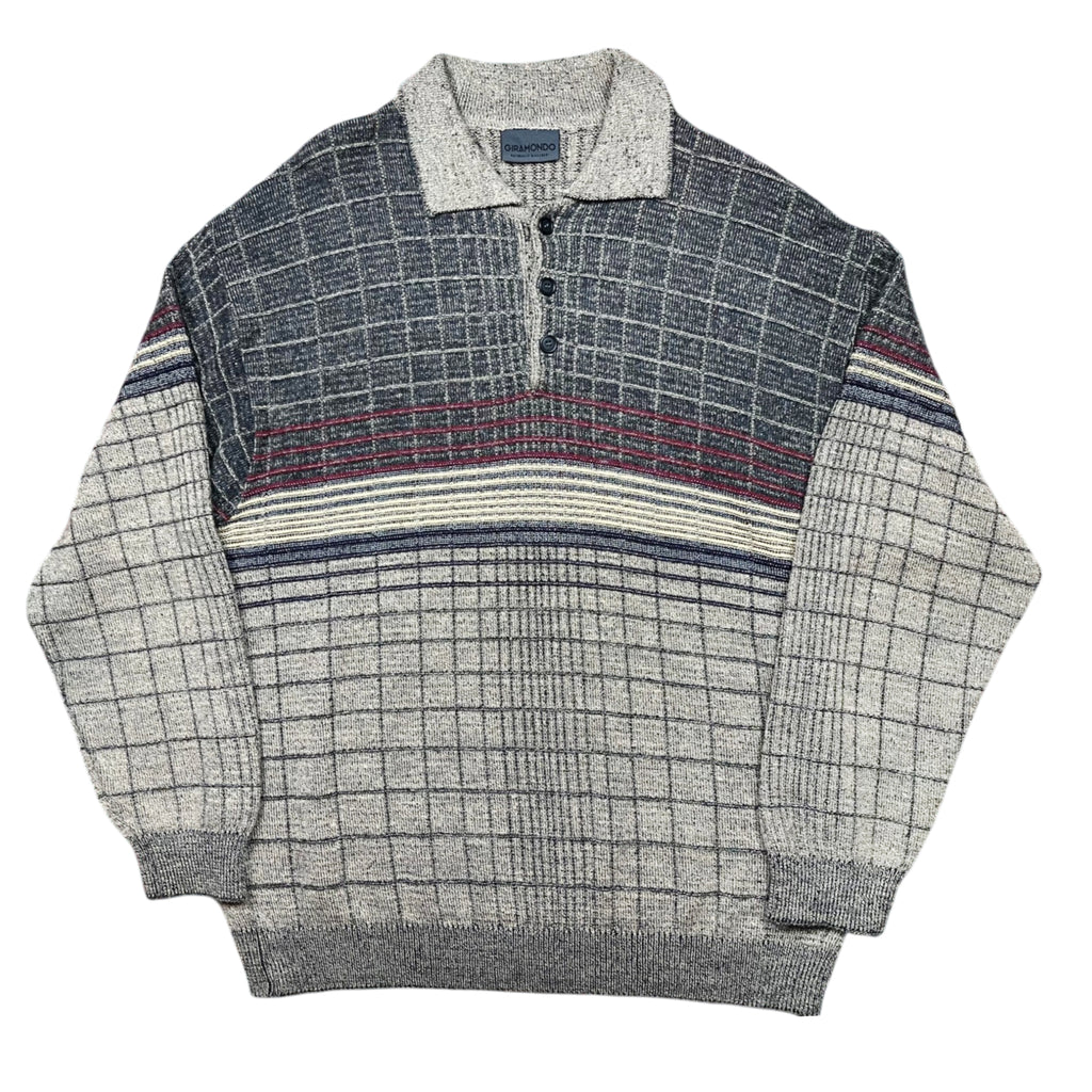 Vintage 90's Rugby Knitted Sweater (L-XL)