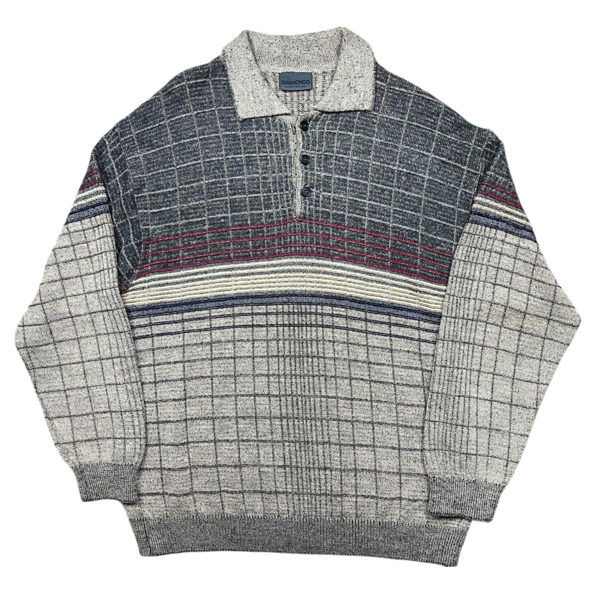 Vintage 90's Rugby Knitted Sweater (L-XL)