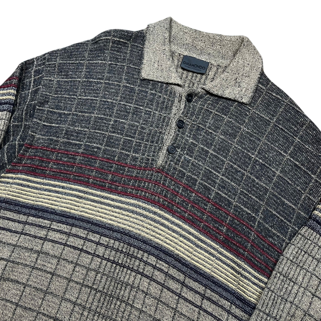 Vintage 90's Rugby Knitted Sweater (L-XL)