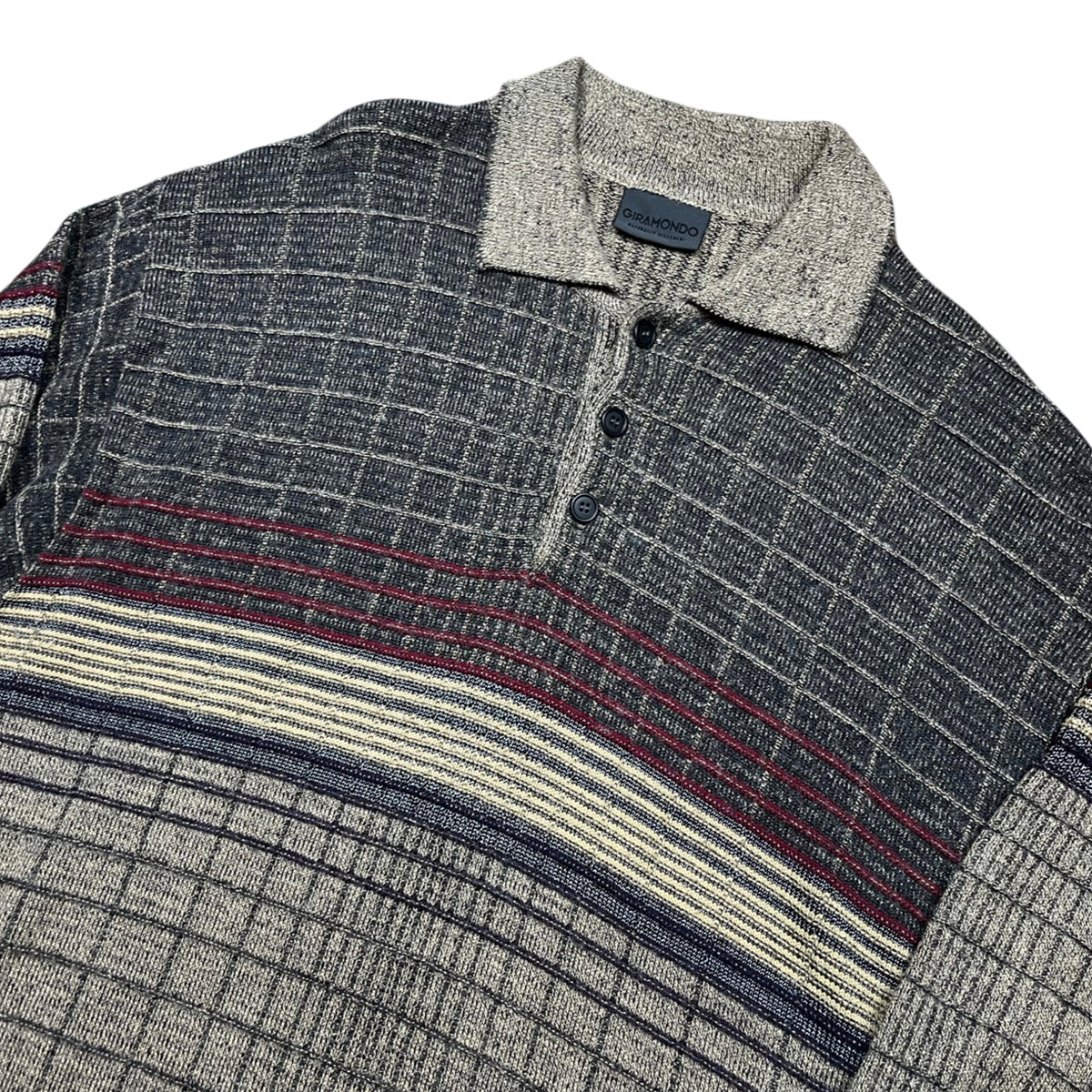 Vintage 90's Rugby Knitted Sweater (L-XL)