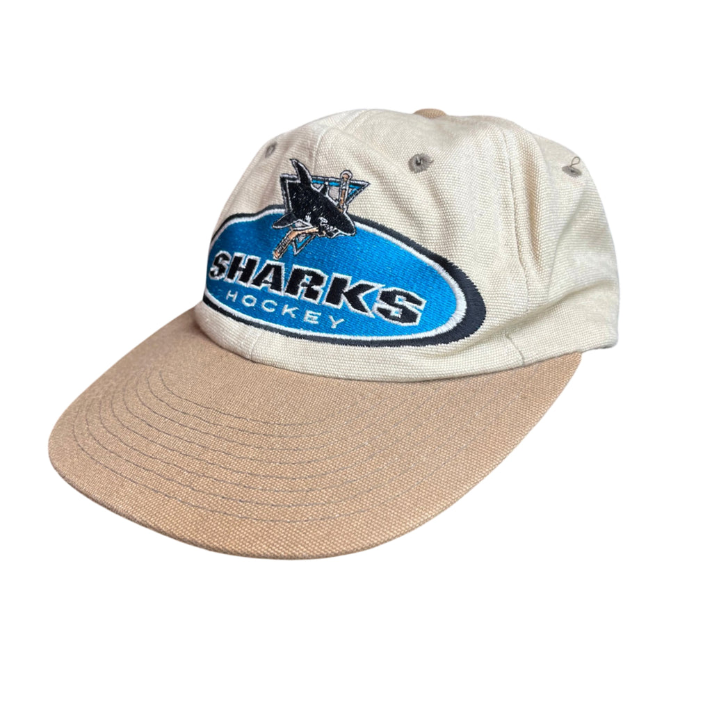Vintage 1990's San Jose Sharks Starter Purple Label Cap (OSFA)