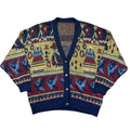 Vintage 90's Hunter Pattern Wool Sweater Cardigan (M-L)
