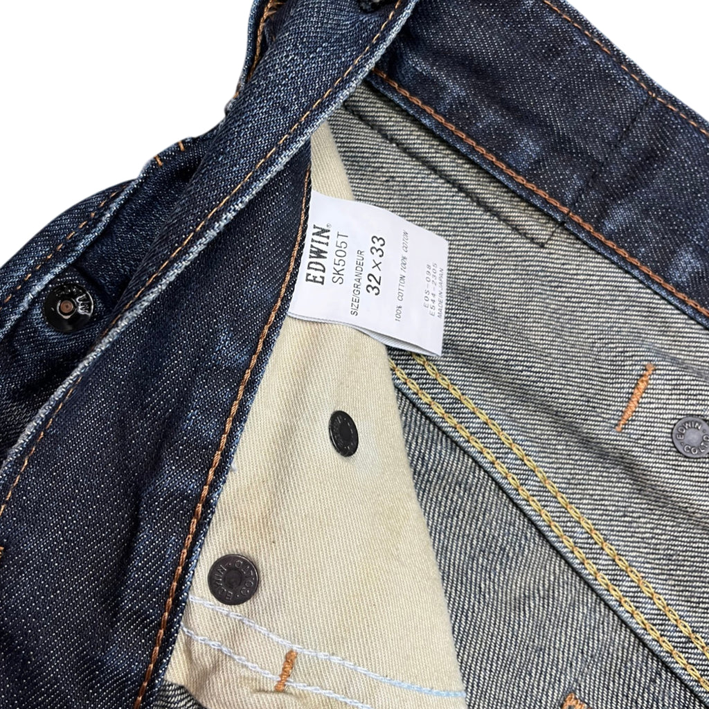 Edwin Japanese Selvedge SK505T Buckle Back Jeans (M)