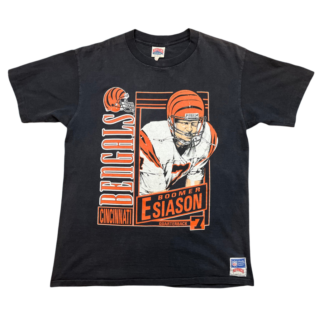 Vintage 90's NFL Esiason Boomer's NUTMEG Stats T-shirt (XL)