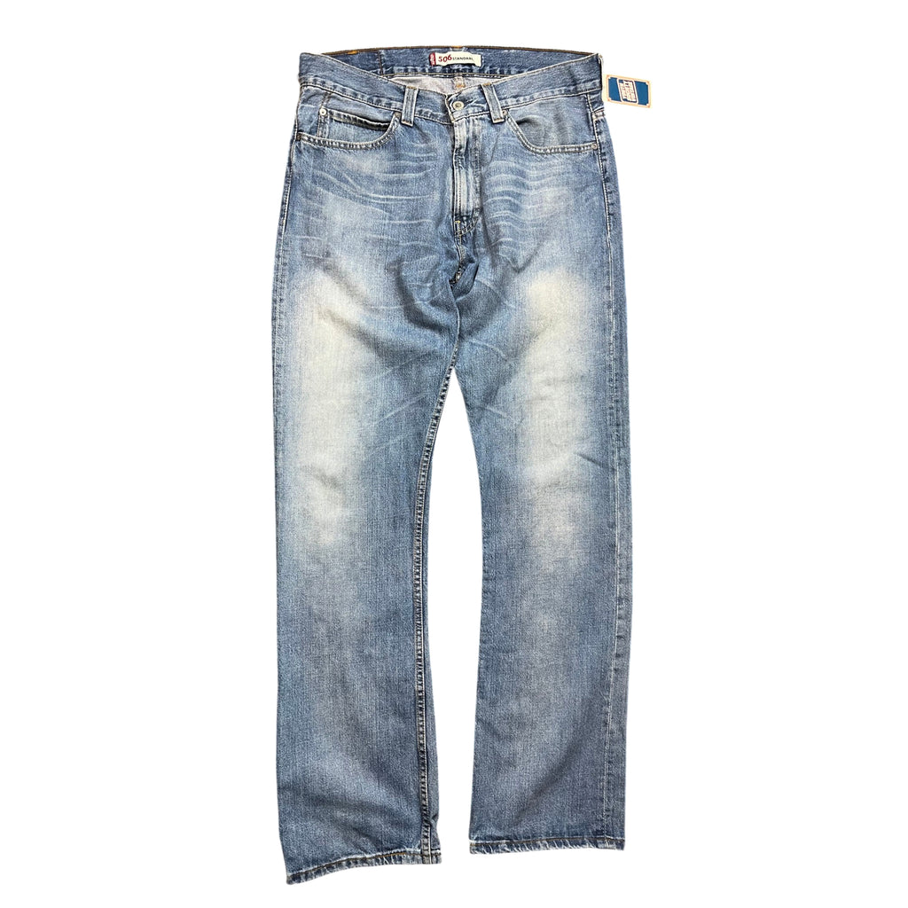 Vintage Levi's 506 Standard Fit Washed Jeans (L)