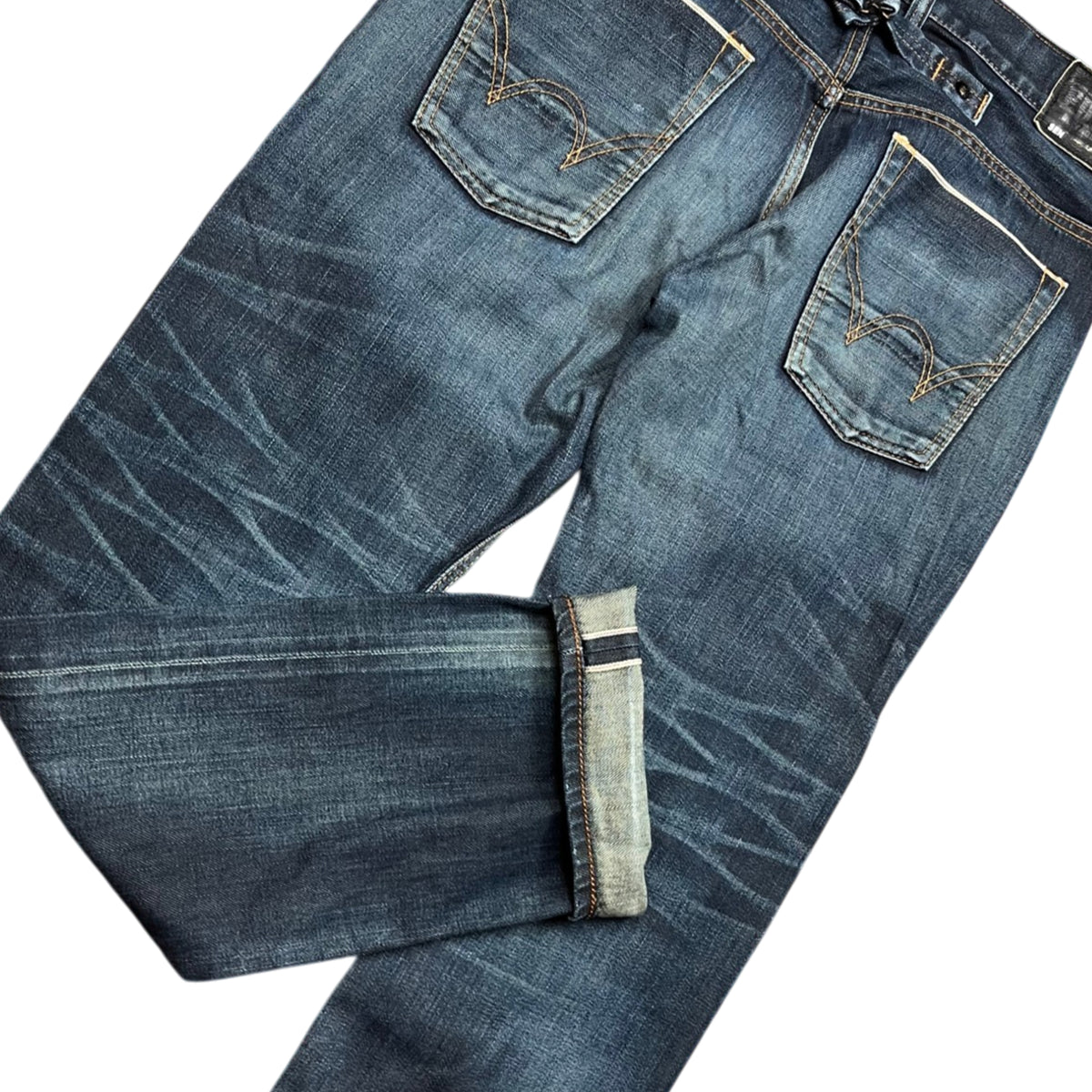 Edwin Japanese Selvedge SK505T Buckle Back Jeans (M)