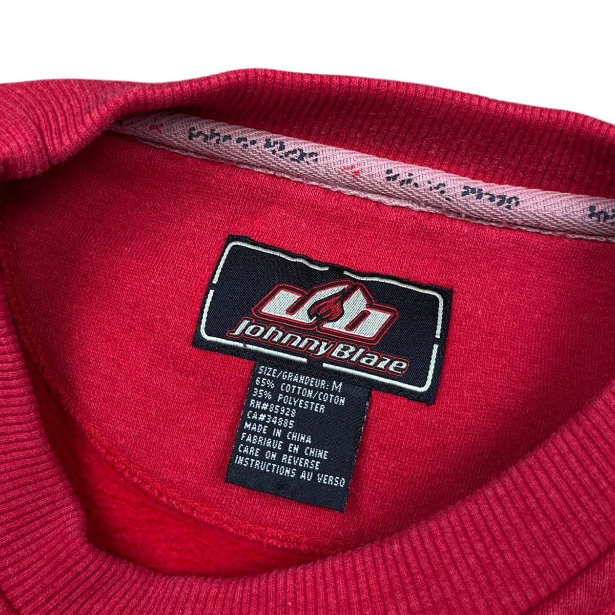 Vintage Johnny Blaze Embroidery Boxy Sweatshirt (M)
